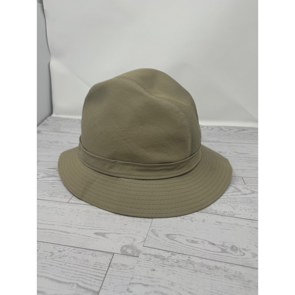 Burberrys Bucket Hat Beige Nova Check Lined Made in England Size 7 1/8 - Picture 2 of 6